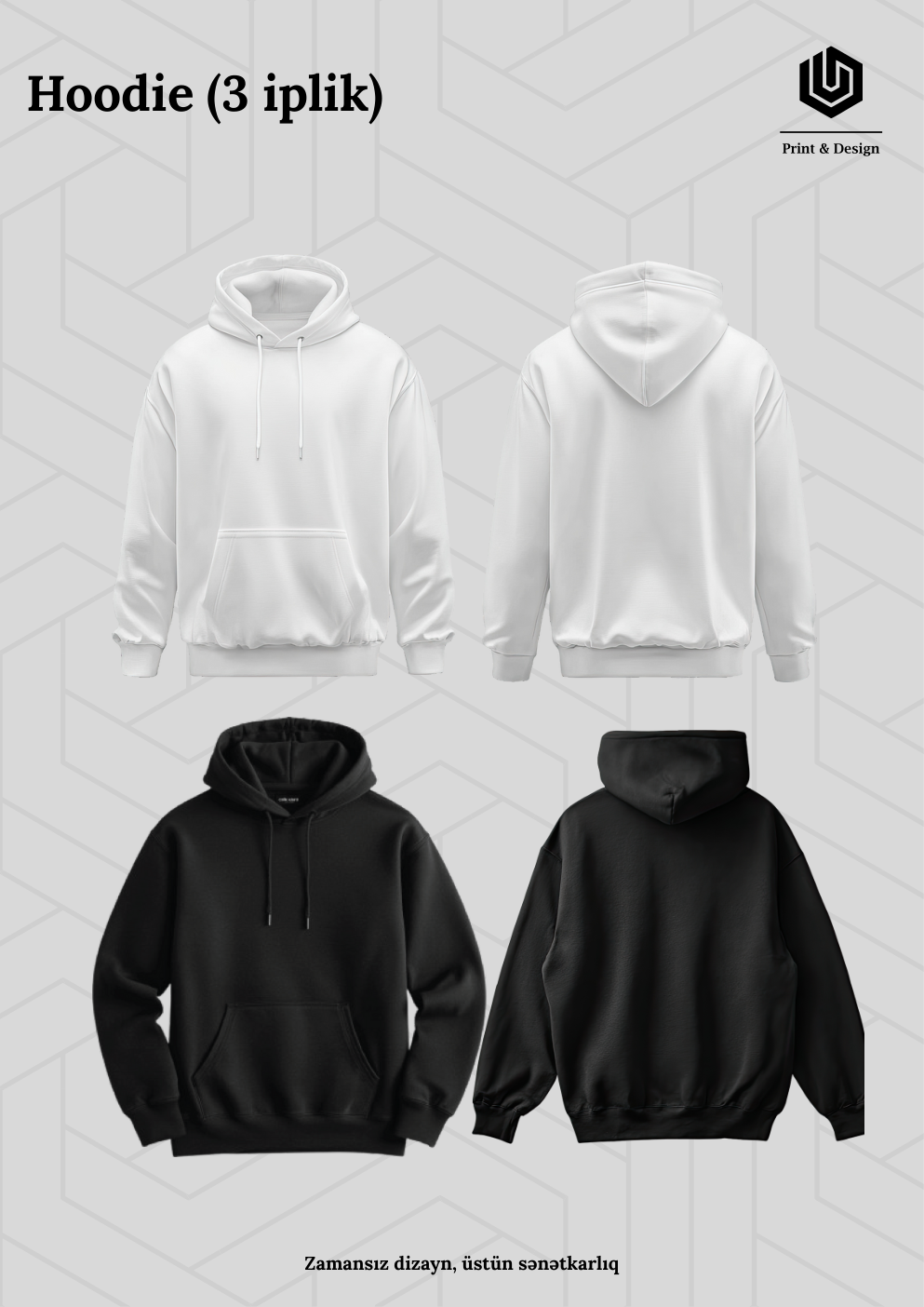 Hoodie (3 iplik)