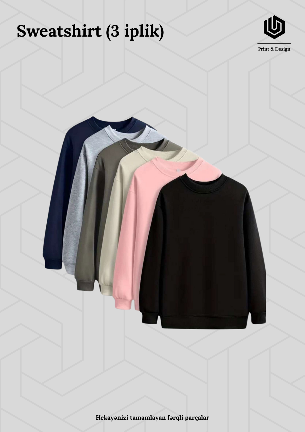 Sweatshirt (3 iplik)