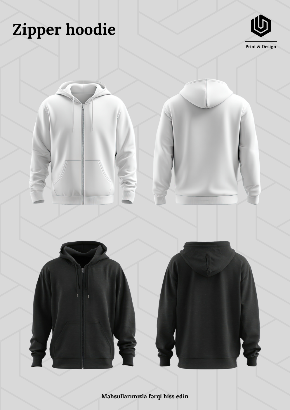 Zipper Hoodie